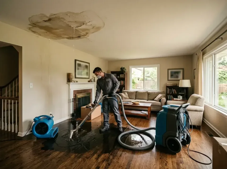 attic-pipe-burst-ceiling-drip-008 — frequently asked questions, Water Damage Restoration & Carpet Care in Decatur, GA